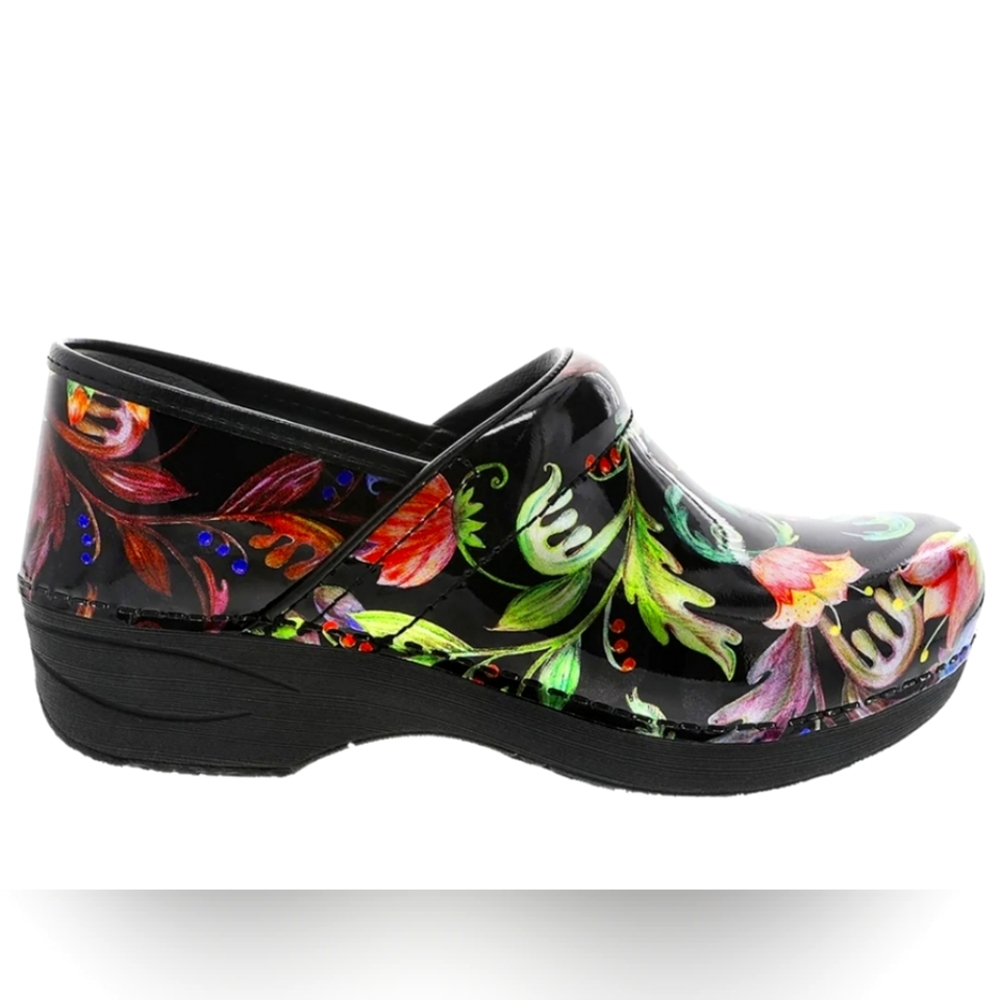 NWOT/Limited Edition Dansko XP 2.0 Paisley Floral Women's Shoes Size 39